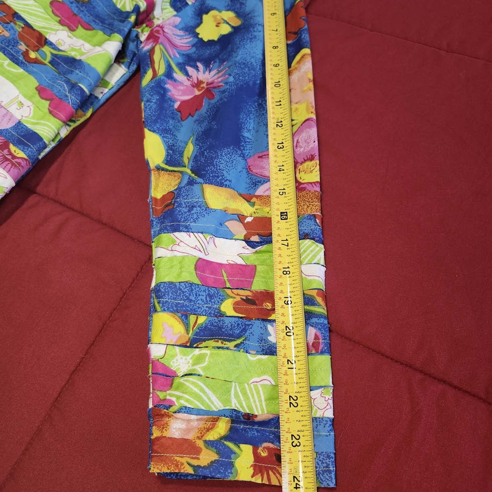 New Directions Floral Patchwork Button Up Jacket … - image 10